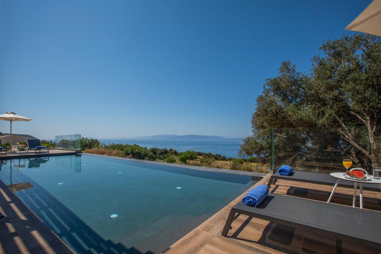 Brand New Villa Lefka With Private Pool At Platies Plateies 외부 사진