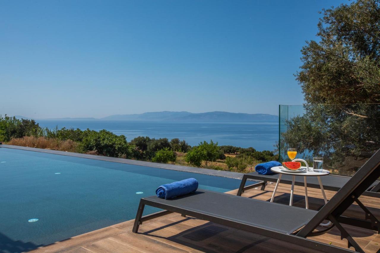 Brand New Villa Lefka With Private Pool At Platies Plateies 외부 사진