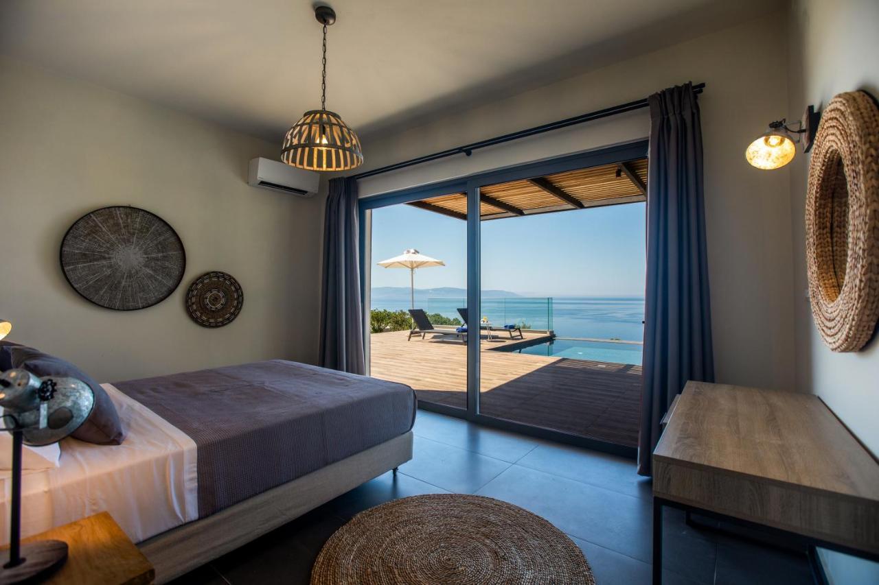 Brand New Villa Lefka With Private Pool At Platies Plateies 외부 사진